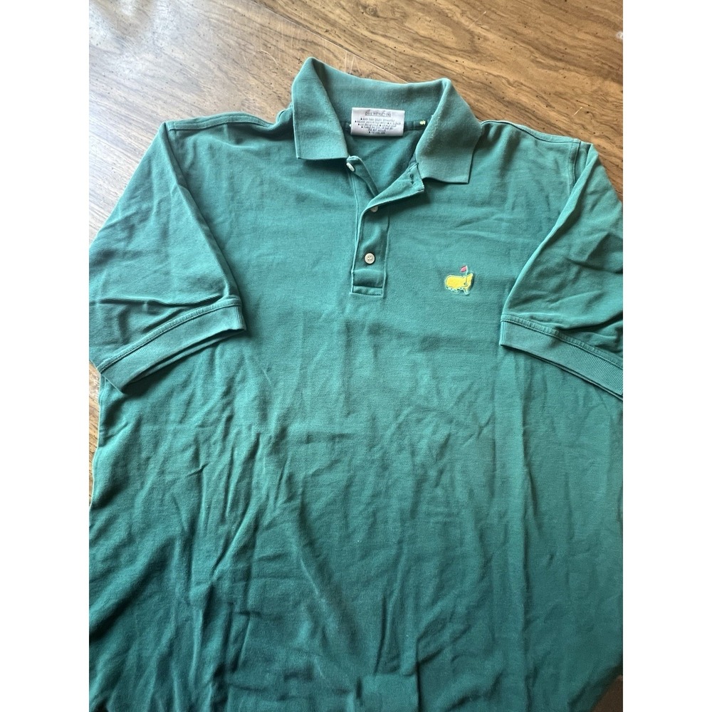 Masters Polo Augusta National‎ Golf Shop Slazenger Green Size  Large